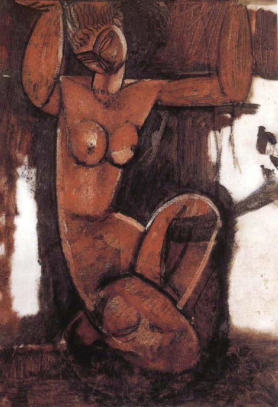 Amedeo Modigliani Caryatid